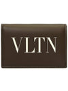 VLTN Logo Half Wallet Brown - VALENTINO - BALAAN 2