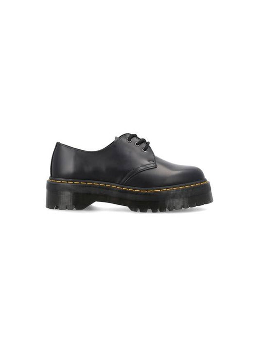 Quad Polished Smooth Loafers Black - DR. MARTENS - BALAAN 1