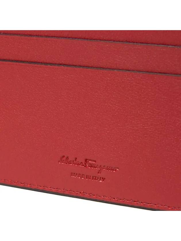 Revival Gancini Card Wallet Black - SALVATORE FERRAGAMO - BALAAN.