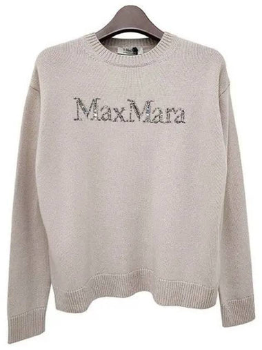 S KASSEL logo wool cashmere knit 41342420 270258 1095768 - MAX MARA - BALAAN 1