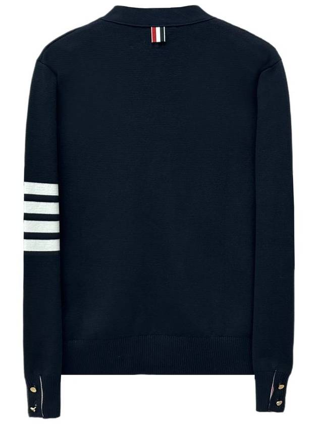 Milano Stitch 4 Bar Cardigan Navy - THOM BROWNE - BALAAN 3