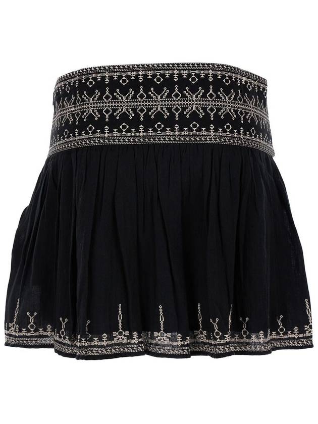 Skirt JU0160FAB1J09E 01BK Black - ISABEL MARANT ETOILE - BALAAN 3