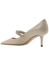 Women s Bing Pumps Heel PUMP 65 PAT LINEN - JIMMY CHOO - BALAAN 3