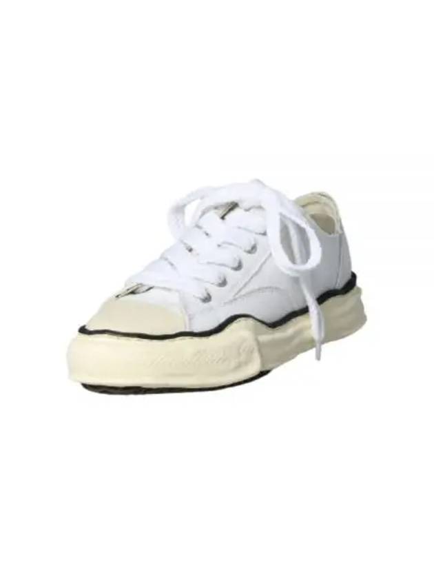 A09FW733 white Peterson VL OG sole canvas low top sneakers - MIHARA YASUHIRO - BALAAN 1