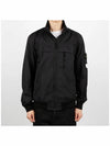 Garment Dyed Crinkle Reps R Nylon Jacket Black - STONE ISLAND - BALAAN 3