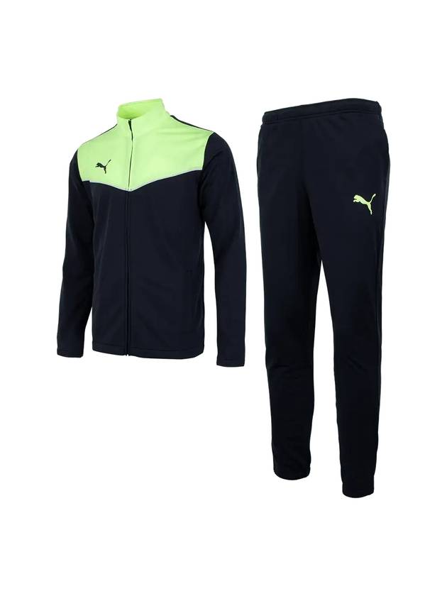 Individualrise Training Tracksuit Navy Lime - PUMA - BALAAN 1