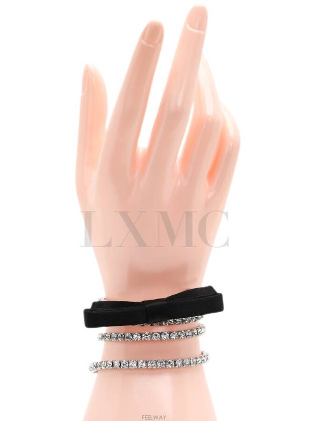 crystal bracelet chain bangle - MIU MIU - BALAAN 6