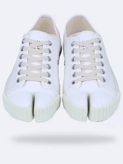 Tabi Cotton Low Top Sneakers White - MAISON MARGIELA - BALAAN 2