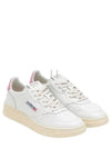 Medalist Pink Tab Low Top Sneakers White - AUTRY - BALAAN 2