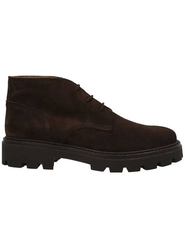 Suede Ankle Boots Brown - TOD'S - BALAAN 1