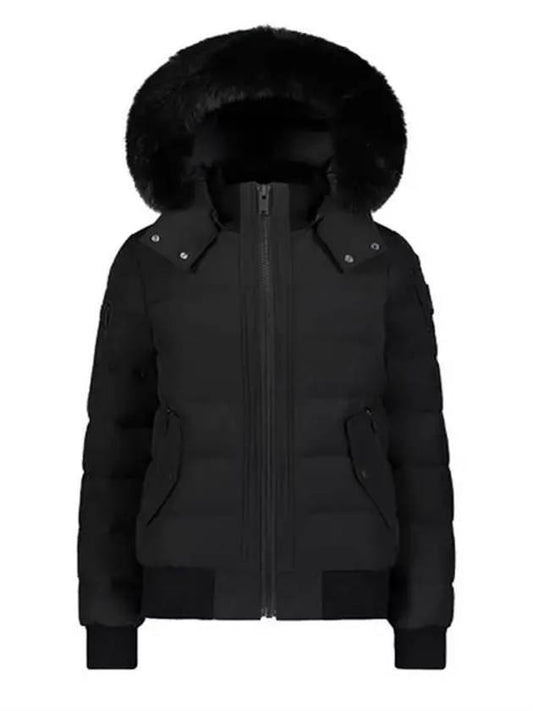 Onyx Ladriere Bomber Padded Black - MOOSE KNUCKLES - BALAAN 1