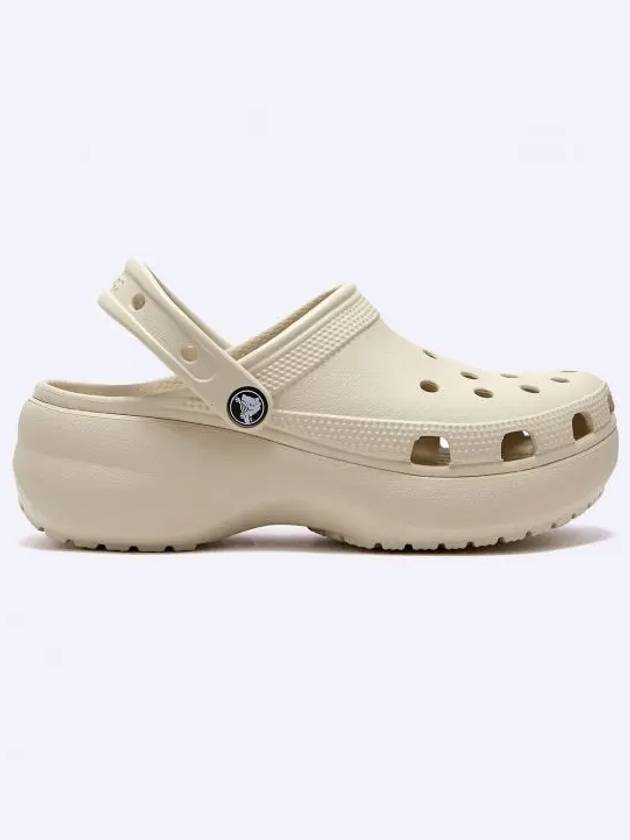 Classic Platform Clog Sandals Beige - CROCS - BALAAN 2