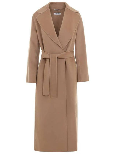 2429016043600 007 S POLDO Wool Belt Coat - MAX MARA - BALAAN 1