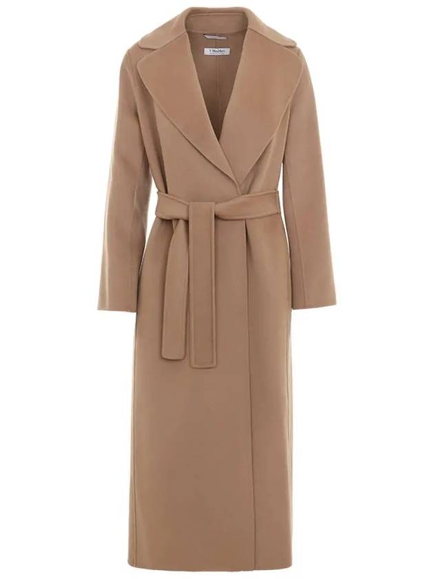 2429016043600 007 S POLDO Wool Belt Coat - MAX MARA - BALAAN 1