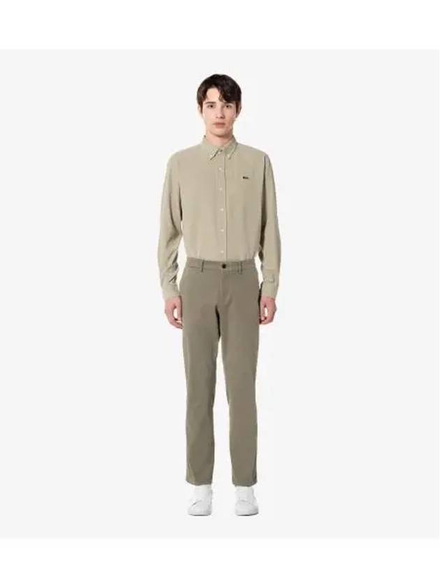 Men s Brushed Chino Beige - LACOSTE - BALAAN 1