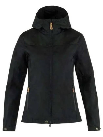 Women's Stina Hooded Jacket Black - FJALL RAVEN - BALAAN 2