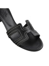 Oasis Sandals Black - HERMES - BALAAN 4