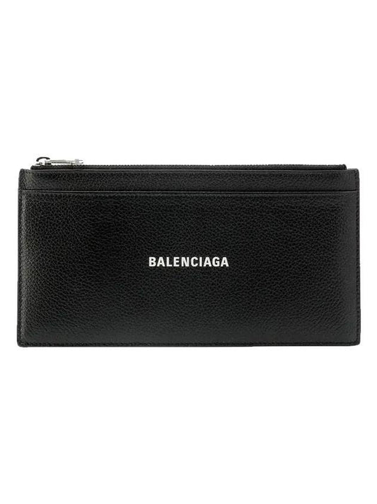 Cash Zipper Card Wallet Black - BALENCIAGA - BALAAN 1