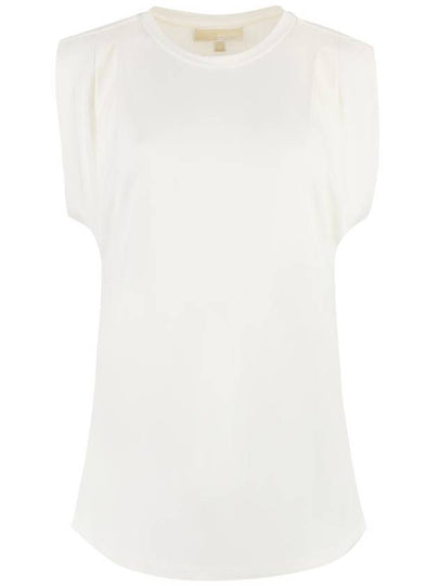 Sleeveless T-Shirt MF351317AW110 White - MICHAEL KORS - BALAAN 2