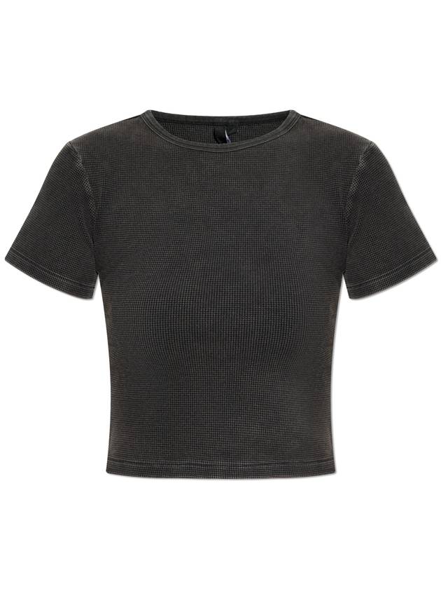 ENTIRE STUDIOS T-shirt Micro Waffle, Women's, Black - ENTIRE STUDIOS - BALAAN 1