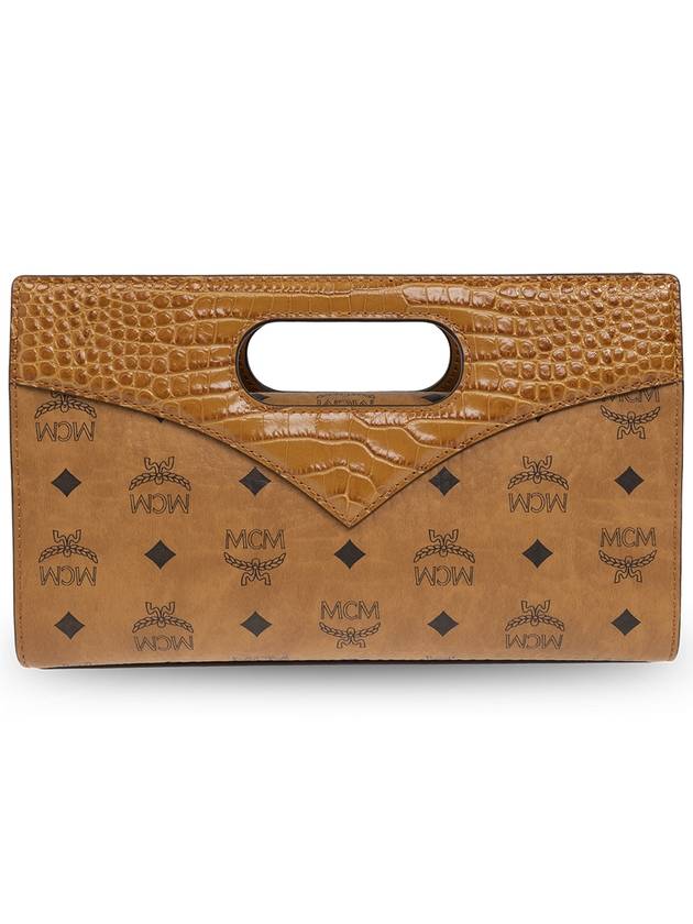 MCM Monogram Handbag, Women's, Brown - MCM - BALAAN 3