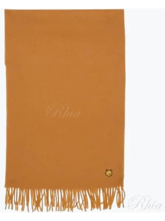 Bold Fox Head Patch Muffler Brown - MAISON KITSUNE - BALAAN 2