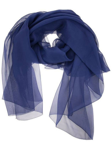 Muffler Scarf 2345410631600 010 Blue - MAX MARA - BALAAN 1