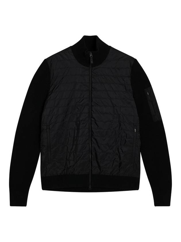 Beck Knit Hybrid Zip-Up Jacket Black - J.LINDEBERG - BALAAN 2