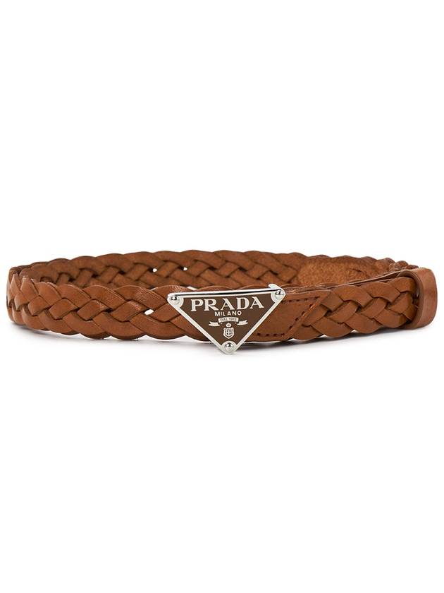 leather belt 2CS1152A7P F0046 COGNAC - PRADA - BALAAN 2