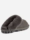 Australia Ozwear UGG Slippers Winter Natural Fur Shoes Indoor OZ114II Gray - OZWEAR UGG - BALAAN 5