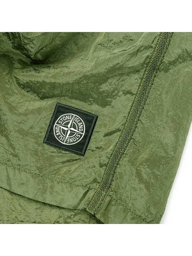 Wappen Patch Nylon Metal Swim Shorts Green - STONE ISLAND - BALAAN 5