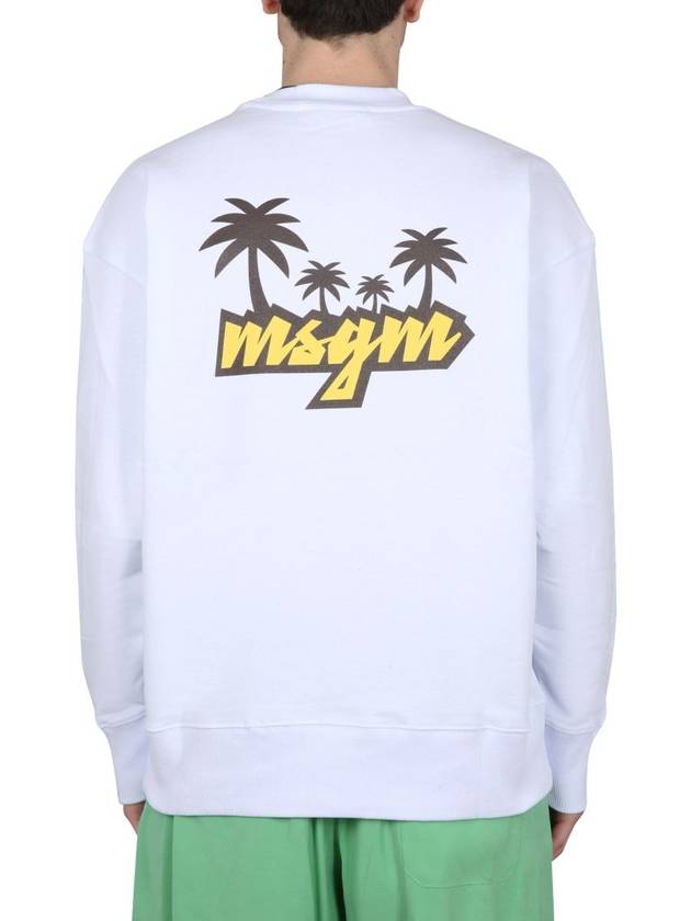 23 ss Crew Neck Sweatshirt WITH Logo 3440MM19223700001 B0040207359 - MSGM - BALAAN 4