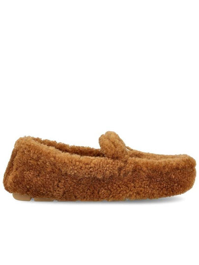 Shearling Driving Shoes Caramel - PRADA - BALAAN 2