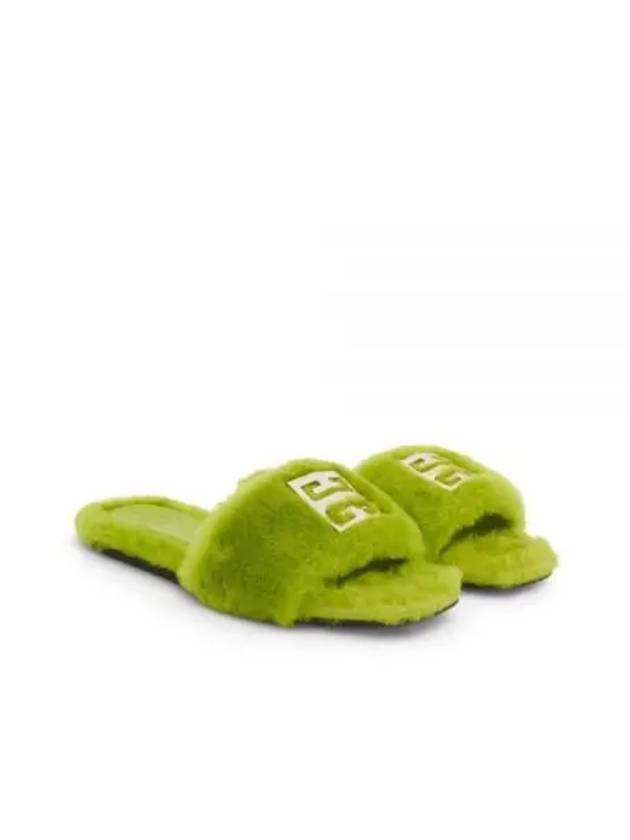 4G Shearing Slippers Citrus Green - GIVENCHY - BALAAN 2