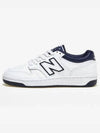 480 Low Top Sneakers Navy White - NEW BALANCE - BALAAN 2