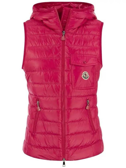 Glygos Down Vest Pink - MONCLER - BALAAN 1