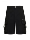 Buckle Cargo Shorts Black - GIVENCHY - BALAAN 2