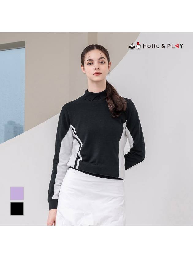 Women s Variant Turtleneck Windproof Sweater HC4WSW004 - HOLIC&PLAY - BALAAN 1