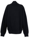 Tiara Embroidery Half Zip Up Sweatshirt Black - JW ANDERSON - BALAAN 3