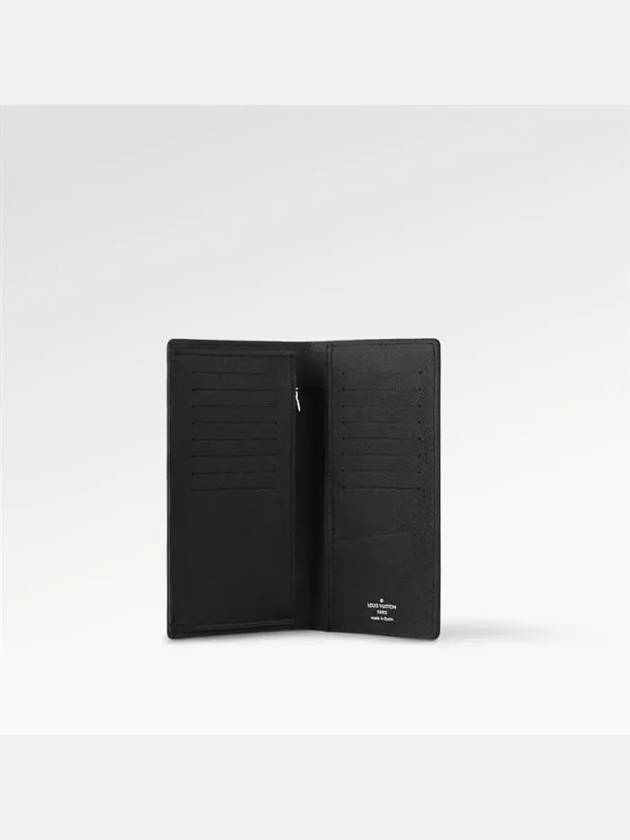 Brazza Epi Long Wallet Black - LOUIS VUITTON - BALAAN 4