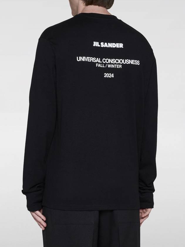 T-shirt di cotone Jil Sander con logo posteriore - JIL SANDER - BALAAN 2