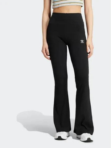 Essential Flared Leggings BLACK - ADIDAS - BALAAN 1