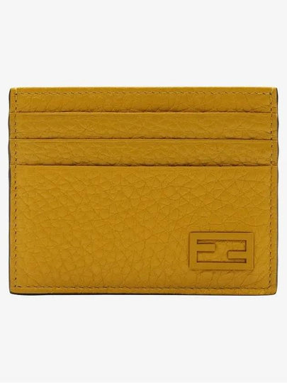 FF Baguette Card Wallet Yellow - FENDI - BALAAN 2