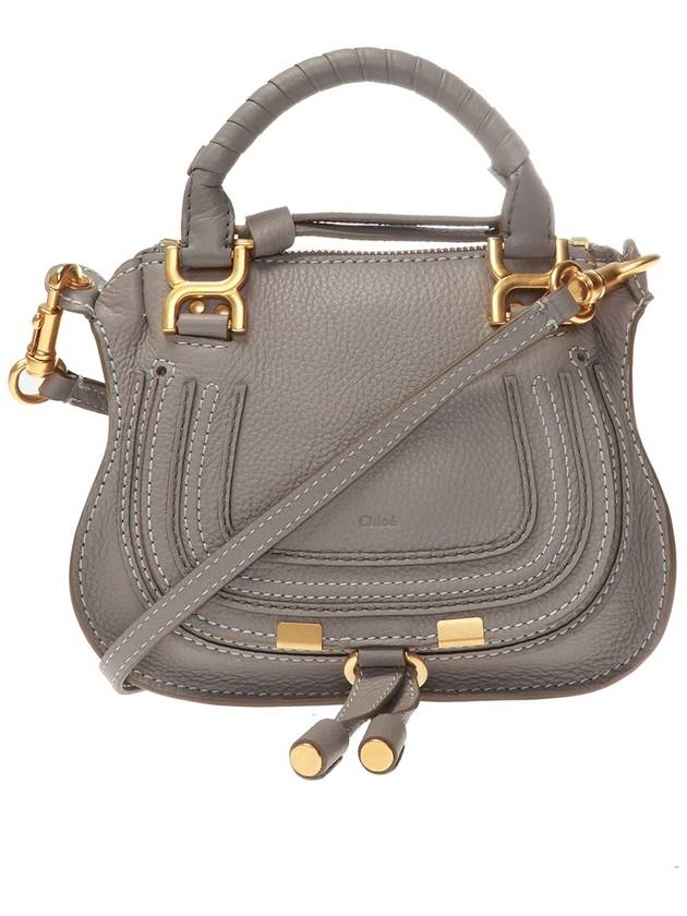 Chloé ‘Marcie Mini’ Shoulder Bag, Women's, Grey - CHLOE - BALAAN 1