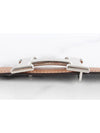 H silver reversible leather belt 100 34 36 - HERMES - BALAAN 4