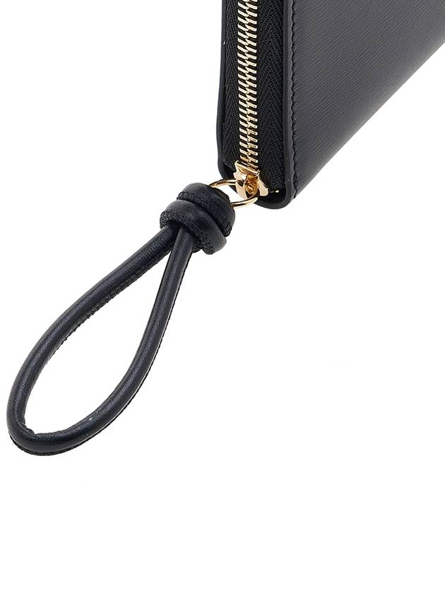 Around Zipper Leather Half Wallet Black - JIL SANDER - BALAAN 8