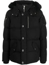 Original 3Q Hooded Padding Black Shearling Black - MOOSE KNUCKLES - BALAAN 2