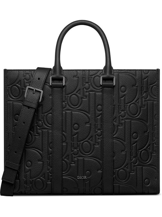 East West Medium Tote Bag Black - DIOR - BALAAN 1