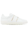 Men's Rockstud Untitled Low Top Sneakers White - VALENTINO - BALAAN 3