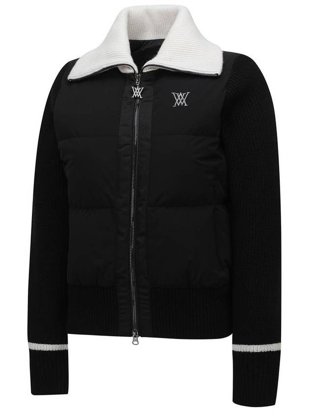 Official WOMEN HYBRID KNIT JACKET BK - ANEWGOLF - BALAAN 3